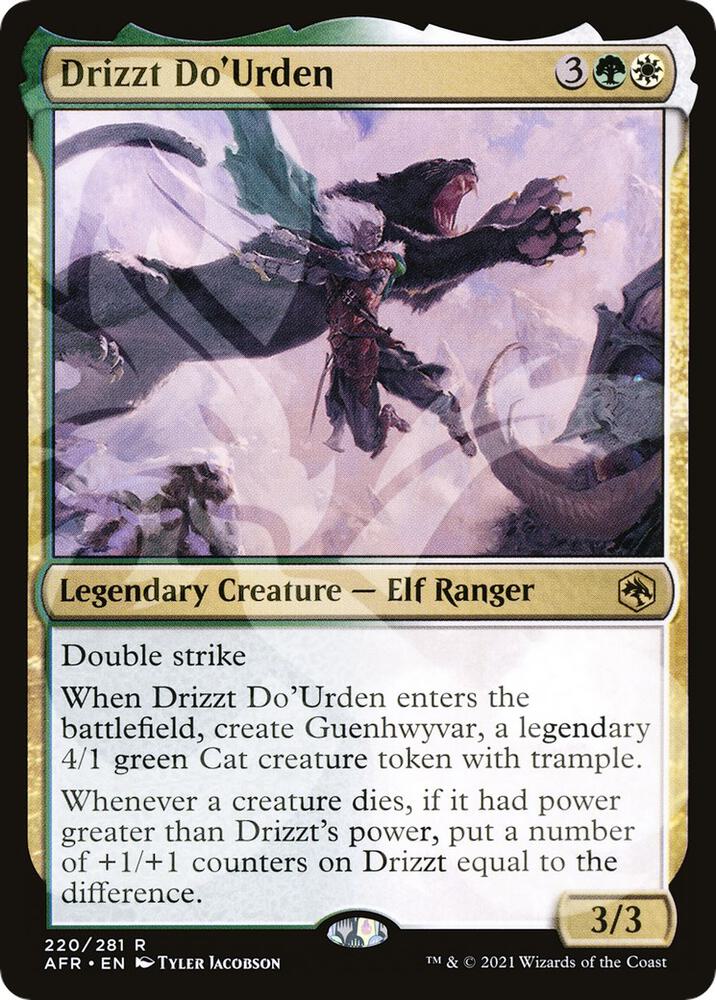 Drizzt Do'Urden (Ampersand Promo) [Dungeons & Dragons: Adventures in the Forgotten Realms Promos]
