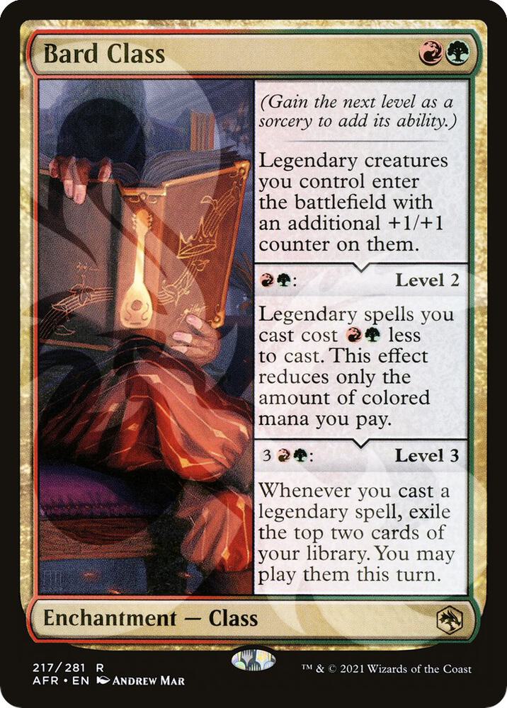 Bard Class (Ampersand Promo) [Dungeons & Dragons: Adventures in the Forgotten Realms Promos]