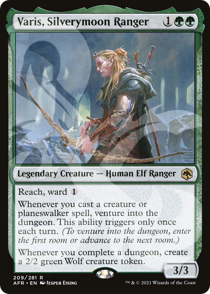 Varis, Silverymoon Ranger (Ampersand Promo) [Dungeons & Dragons: Adventures in the Forgotten Realms Promos]