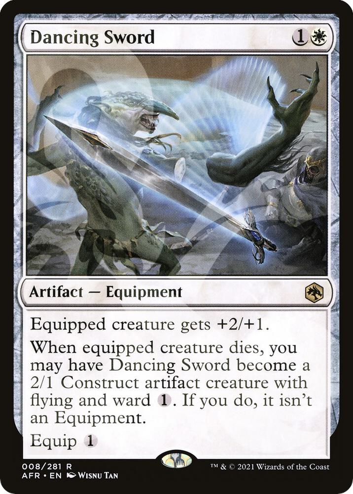 Dancing Sword (Ampersand Promo) [Dungeons & Dragons: Adventures in the Forgotten Realms Promos]