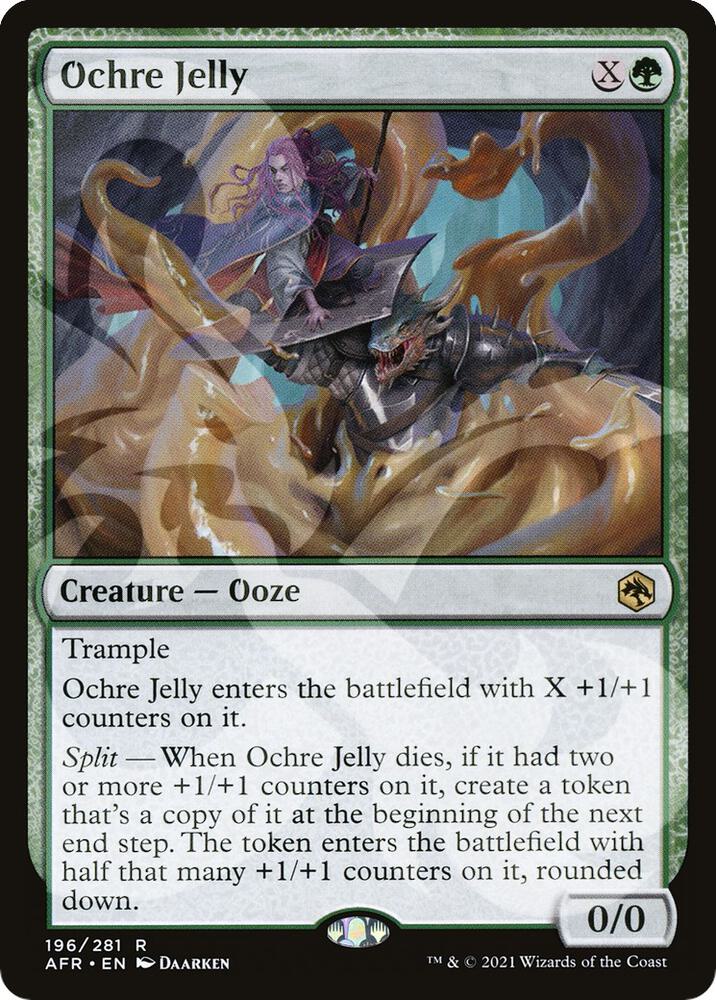 Ochre Jelly (Ampersand Promo) [Dungeons & Dragons: Adventures in the Forgotten Realms Promos]