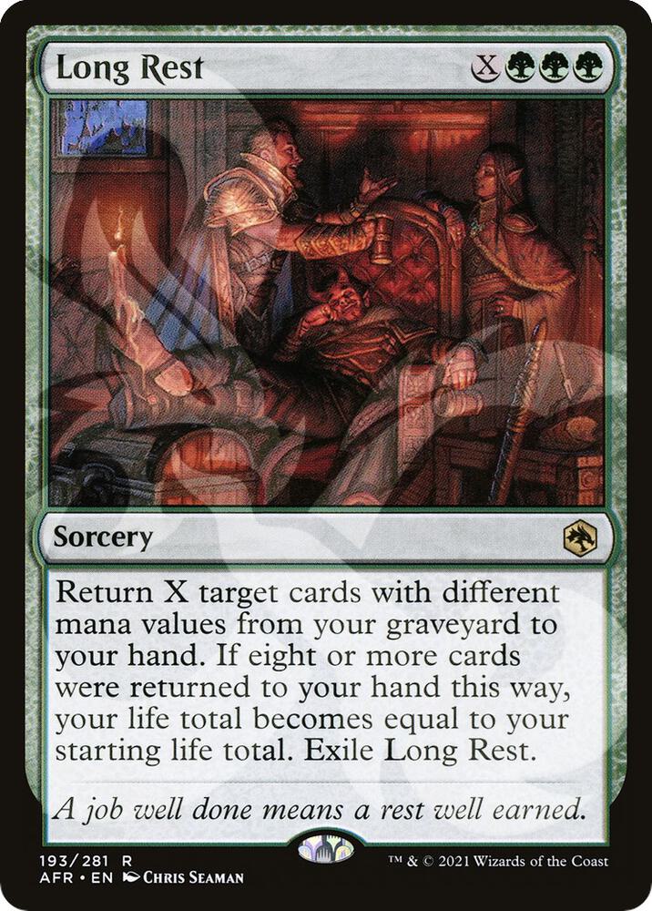 Long Rest (Ampersand Promo) [Dungeons & Dragons: Adventures in the Forgotten Realms Promos]