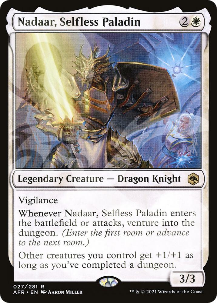 Nadaar, Selfless Paladin (Ampersand Promo) [Dungeons & Dragons: Adventures in the Forgotten Realms Promos]
