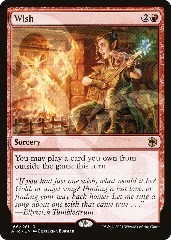 Wish (Ampersand Promo) [Dungeons & Dragons: Adventures in the Forgotten Realms Promos]