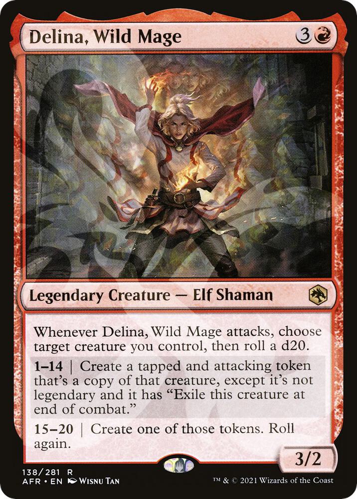 Delina, Wild Mage (Ampersand Promo) [Dungeons & Dragons: Adventures in the Forgotten Realms Promos]