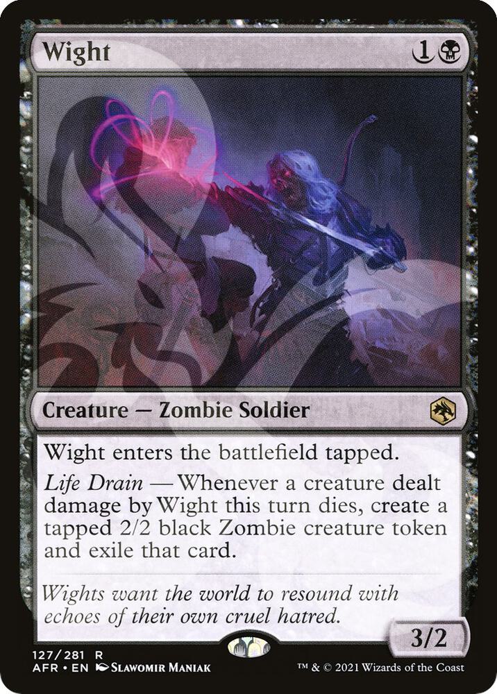 Wight (Ampersand Promo) [Dungeons & Dragons: Adventures in the Forgotten Realms Promos]