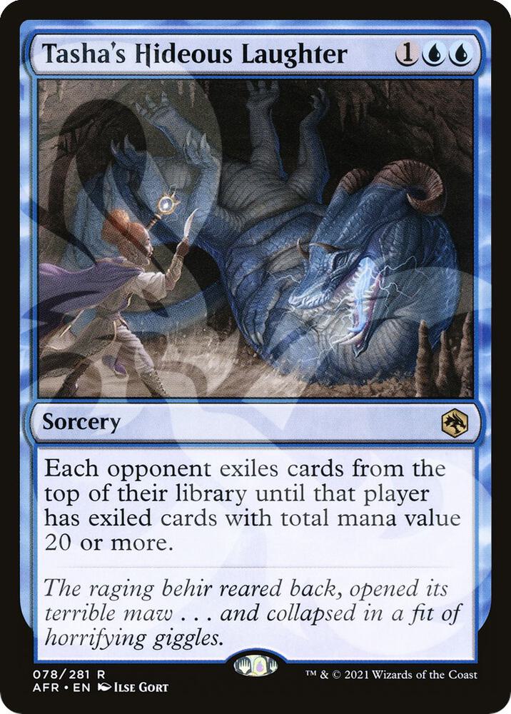 Tasha's Hideous Laughter (Ampersand Promo) [Dungeons & Dragons: Adventures in the Forgotten Realms Promos]
