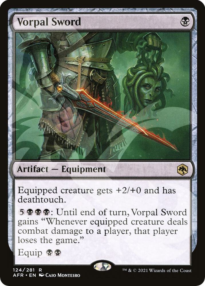 Vorpal Sword (Ampersand Promo) [Dungeons & Dragons: Adventures in the Forgotten Realms Promos]