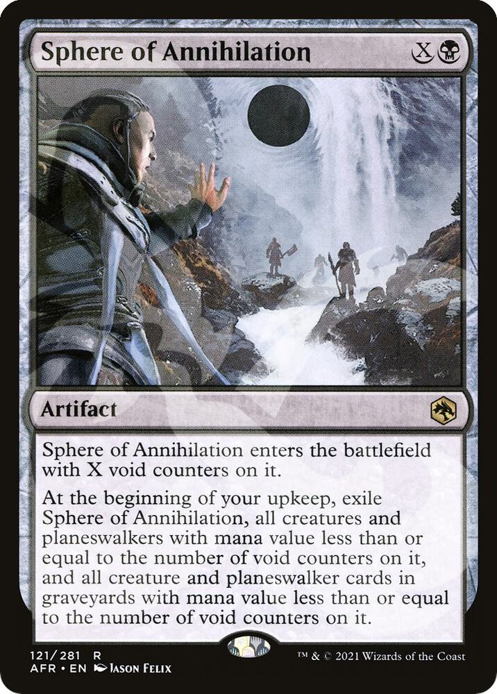 Sphere of Annihilation (Ampersand Promo) [Dungeons & Dragons: Adventures in the Forgotten Realms Promos]
