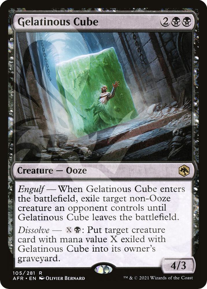 Gelatinous Cube (Ampersand Promo) [Dungeons & Dragons: Adventures in the Forgotten Realms Promos]