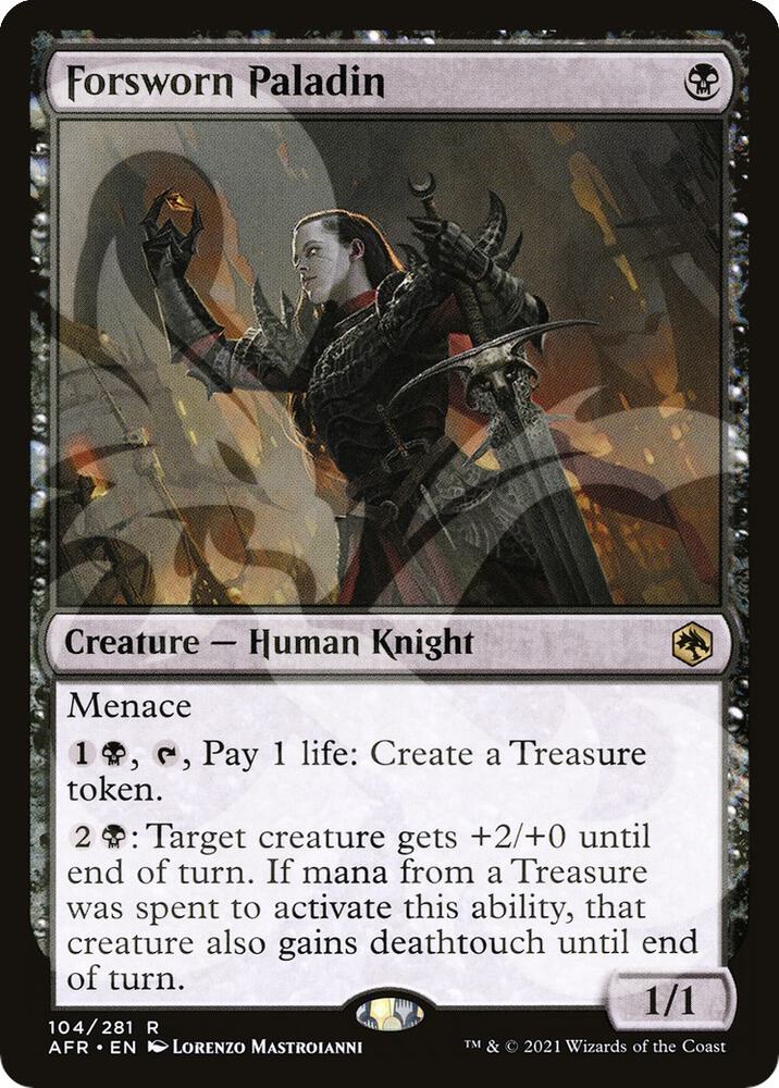 Forsworn Paladin (Ampersand Promo) [Dungeons & Dragons: Adventures in the Forgotten Realms Promos]