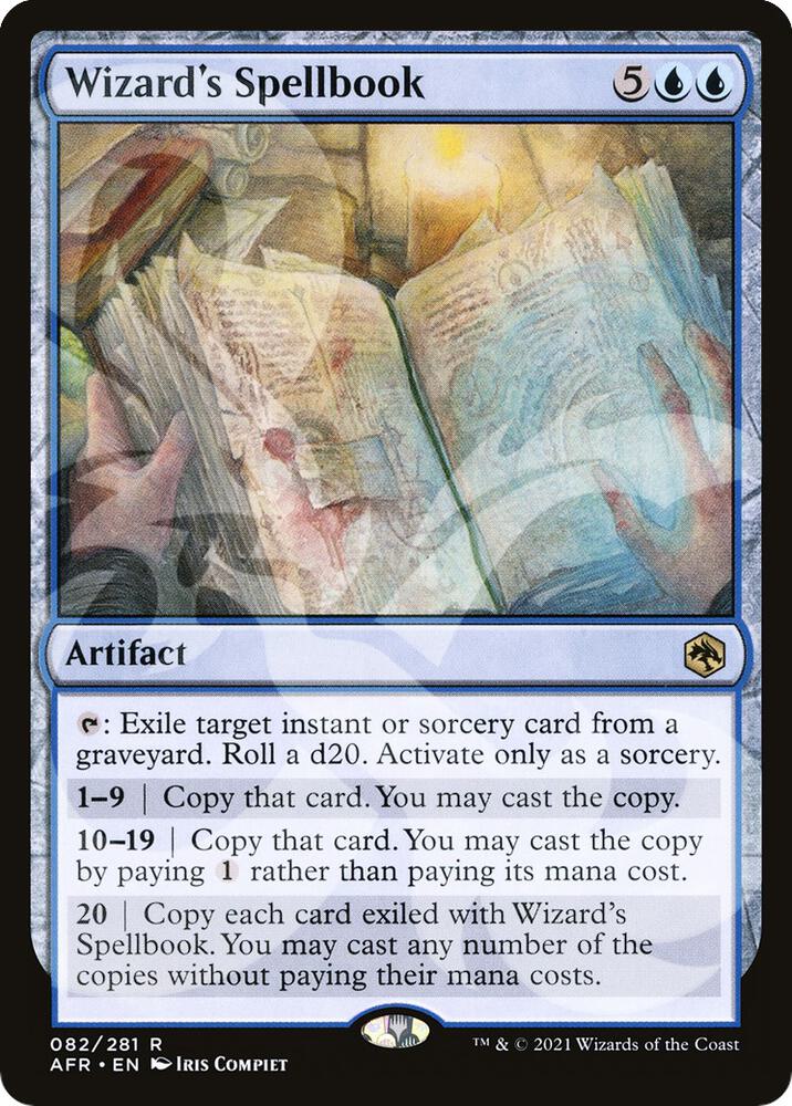 Wizard's Spellbook (Ampersand Promo) [Dungeons & Dragons: Adventures in the Forgotten Realms Promos]