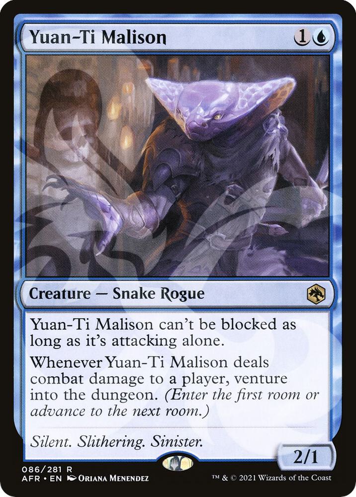 Yuan-Ti Malison (Ampersand Promo) [Dungeons & Dragons: Adventures in the Forgotten Realms Promos]