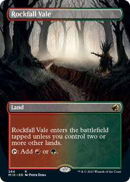 Rockfall Vale (Borderless Alternate Art) [Innistrad: Midnight Hunt]
