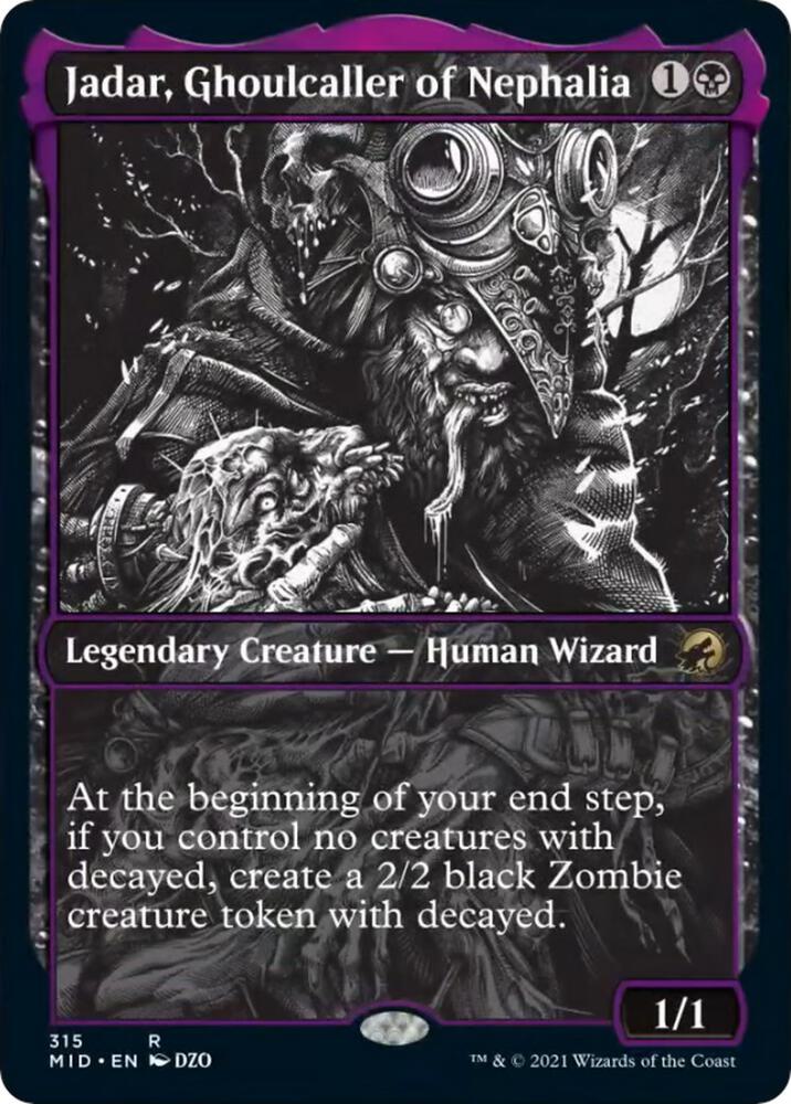 Jadar, Ghoulcaller of Nephalia (Showcase Eternal Night) [Innistrad: Midnight Hunt]