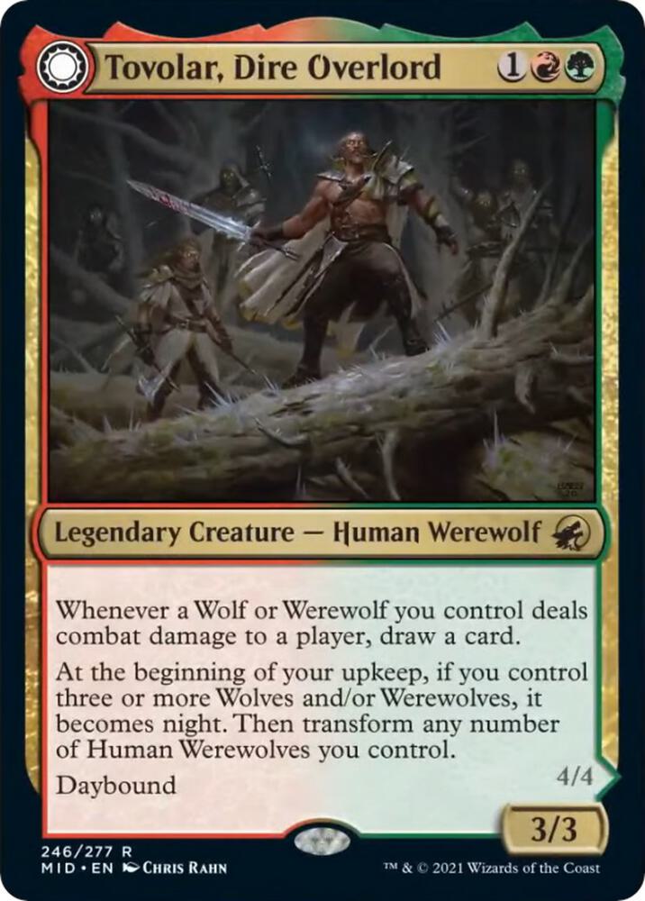 Tovolar, Dire Overlord // Tovolar, the Midnight Scourge [Innistrad: Midnight Hunt]