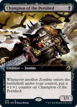 Champion of the Perished (Extended Art) [Innistrad: Midnight Hunt]