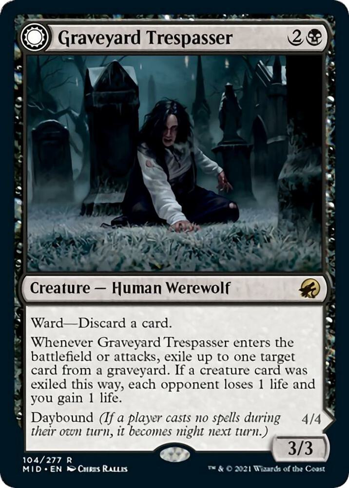 Graveyard Trespasser // Graveyard Glutton [Innistrad: Midnight Hunt]