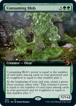 Consuming Blob (Extended Art) [Innistrad: Midnight Hunt]