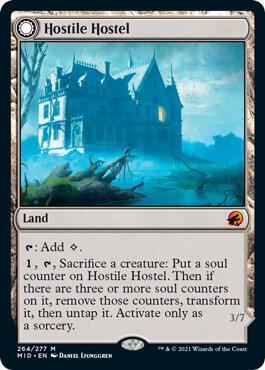 Hostile Hostel // Creeping Inn [Innistrad: Midnight Hunt]