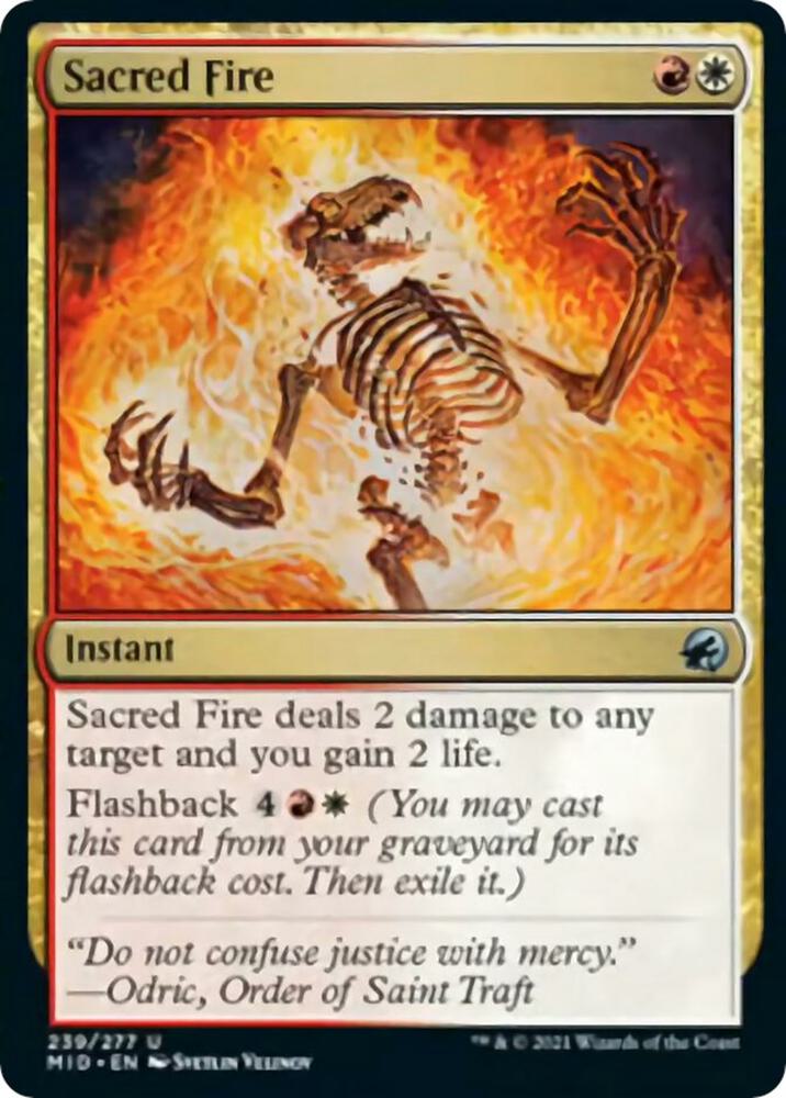 Sacred Fire [Innistrad: Midnight Hunt]