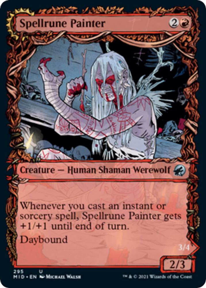 Spellrune Painter // Spellrune Howler (Showcase Equinox) [Innistrad: Midnight Hunt]