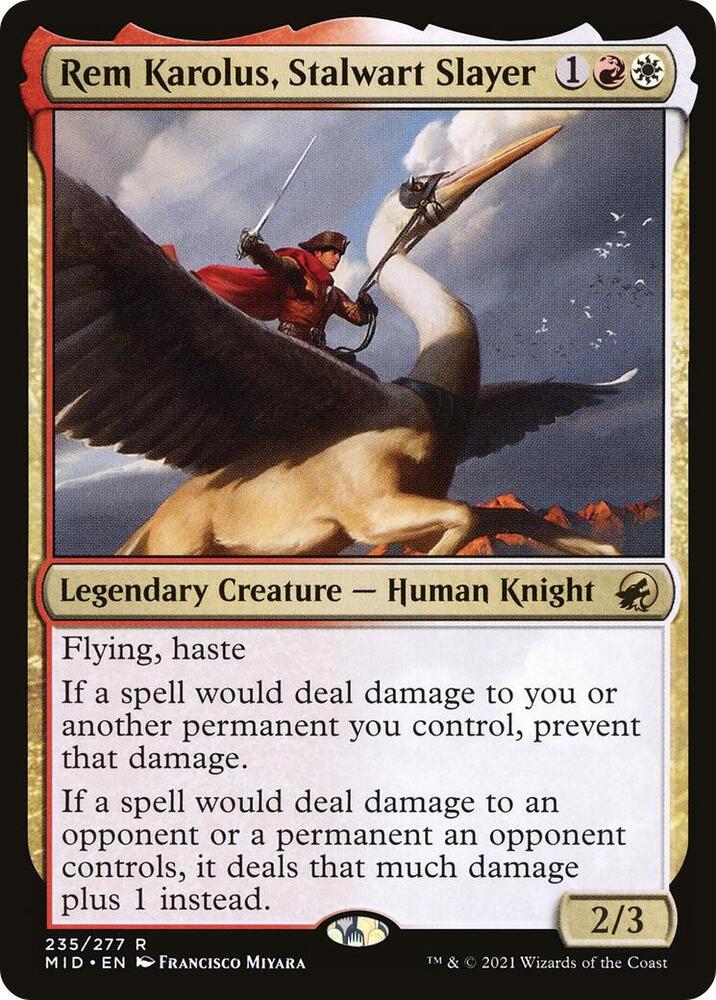 Rem Karolus, Stalwart Slayer [Innistrad: Midnight Hunt]