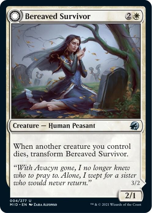 Bereaved Survivor // Dauntless Avenger [Innistrad: Midnight Hunt]