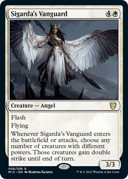 Sigarda's Vanguard [Innistrad: Midnight Hunt Commander]