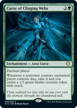 Curse of Clinging Webs [Innistrad: Midnight Hunt Commander]