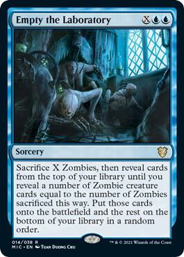 Empty the Laboratory [Innistrad: Midnight Hunt Commander]