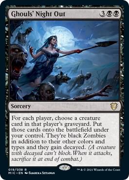 Ghouls' Night Out [Innistrad: Midnight Hunt Commander]