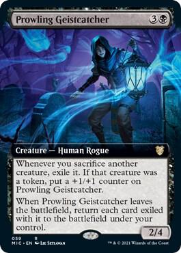 Prowling Geistcatcher (Extended Art) [Innistrad: Midnight Hunt Commander]