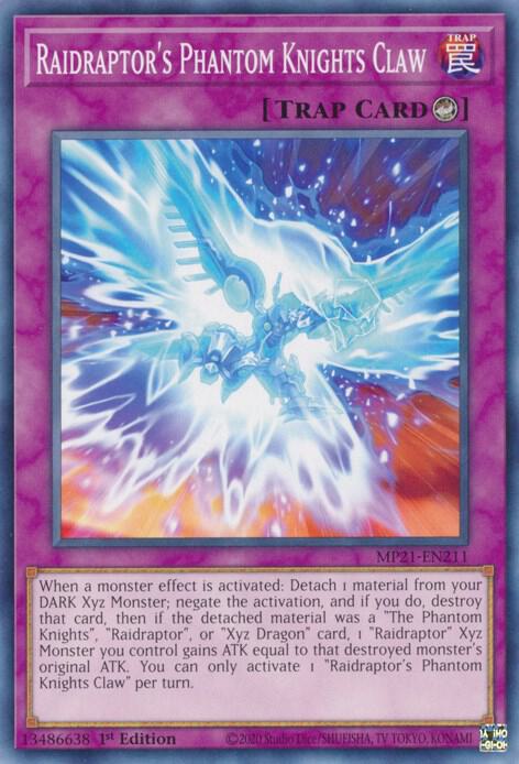 Raidraptor's Phantom Knights Claw [MP21-EN211] Common