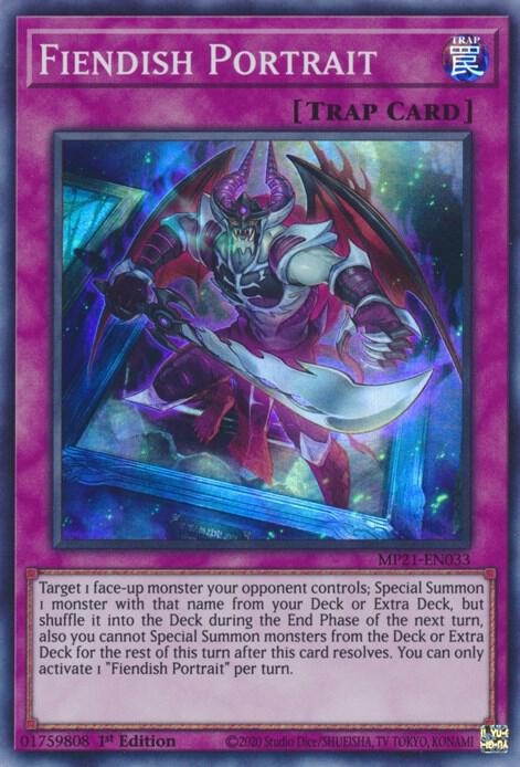 Fiendish Portrait [MP21-EN033] Super Rare