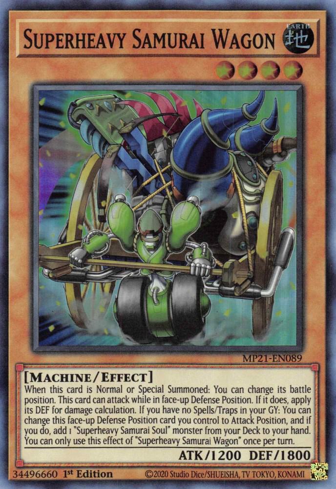 Superheavy Samurai Wagon [MP21-EN089] Super Rare