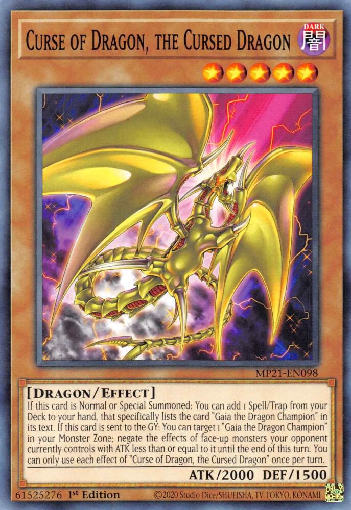 Curse of Dragon, the Cursed Dragon [MP21-EN098] Common
