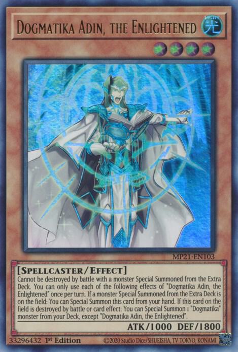 Dogmatika Adin, the Enlightened [MP21-EN103] Ultra Rare