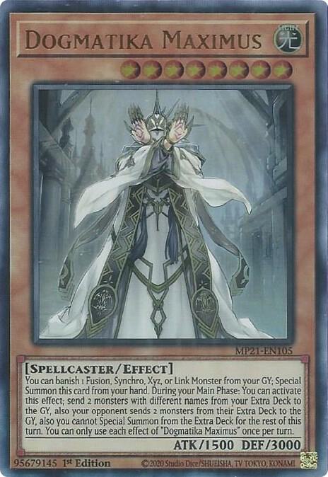 Dogmatika Maximus [MP21-EN105] Ultra Rare