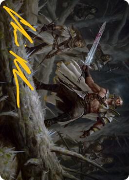 Tovolar, Dire Overlord 1 Art Card (Gold-Stamped Signature) [Innistrad: Midnight Hunt Art Series]