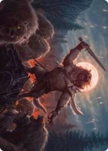 Tovolar, the Midnight Scourge 1 Art Card [Innistrad: Midnight Hunt Art Series]