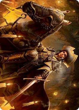 Seasoned Cathar Art Card (Gold-Stamped Signature) [Innistrad: Midnight Hunt Art Series]
