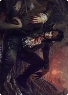 Arrogant Outlaw Art Card [Innistrad: Midnight Hunt Art Series]