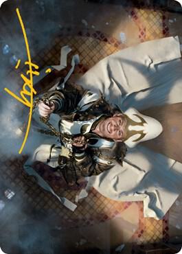 Jerren, Corrupted Bishop Art Card (Gold-Stamped Signature) [Innistrad: Midnight Hunt Art Series]