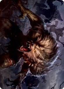 Village Reavers Art Card [Innistrad: Midnight Hunt Art Series]