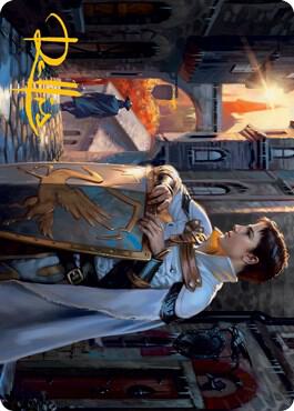 Dennick, Pious Apprentice Art Card (Gold-Stamped Signature) [Innistrad: Midnight Hunt Art Series]