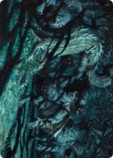 Unnatural Moonrise Art Card [Innistrad: Midnight Hunt Art Series]