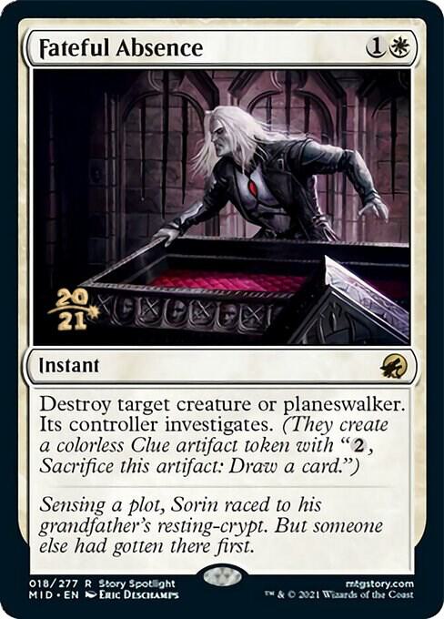 Fateful Absence [Innistrad: Midnight Hunt Prerelease Promos]