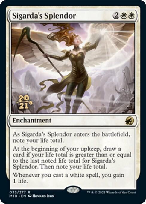 Sigarda's Splendor [Innistrad: Midnight Hunt Prerelease Promos]
