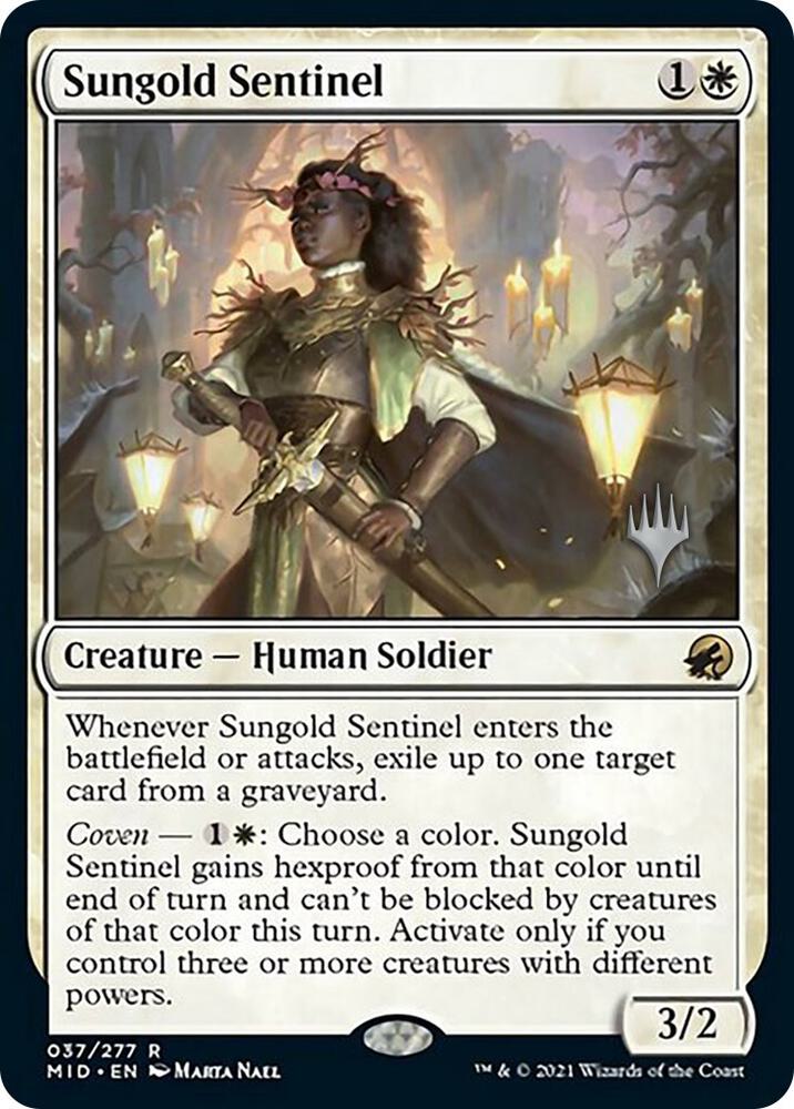 Sungold Sentinel (Promo Pack) [Innistrad: Midnight Hunt Promos]